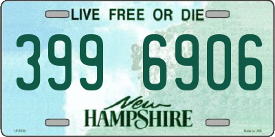 NH license plate 3996906