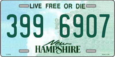 NH license plate 3996907