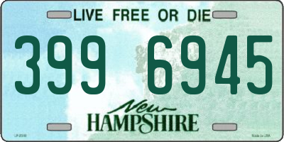 NH license plate 3996945