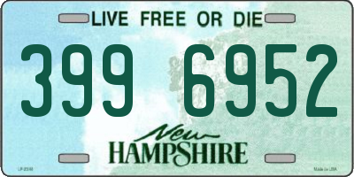 NH license plate 3996952