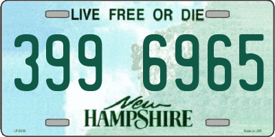 NH license plate 3996965