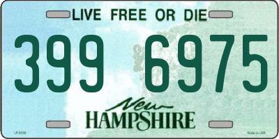 NH license plate 3996975