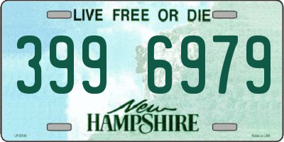 NH license plate 3996979