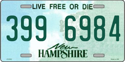 NH license plate 3996984