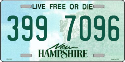 NH license plate 3997096