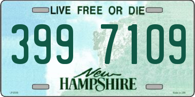 NH license plate 3997109