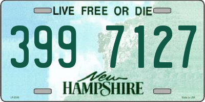 NH license plate 3997127