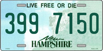 NH license plate 3997150