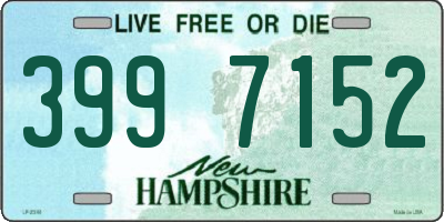 NH license plate 3997152