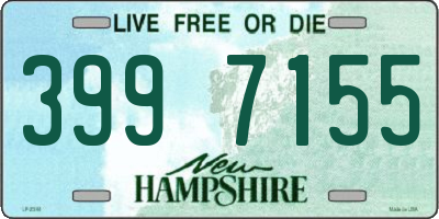 NH license plate 3997155