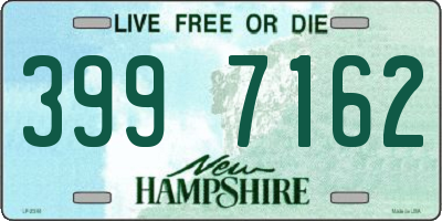 NH license plate 3997162