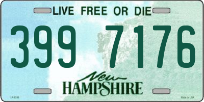 NH license plate 3997176