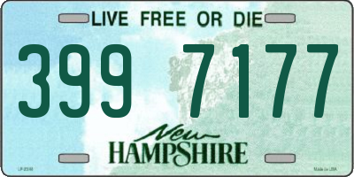 NH license plate 3997177