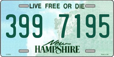 NH license plate 3997195