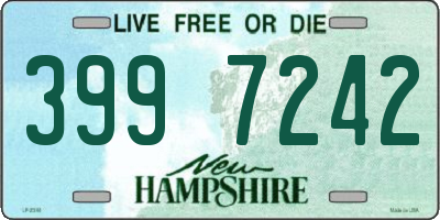 NH license plate 3997242