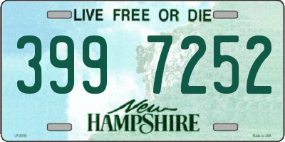 NH license plate 3997252