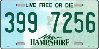 NH license plate 3997256