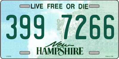 NH license plate 3997266