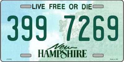 NH license plate 3997269