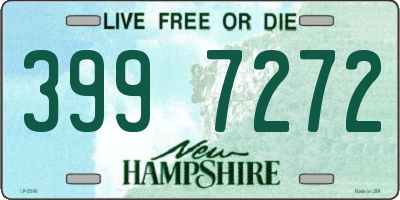 NH license plate 3997272