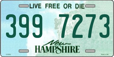 NH license plate 3997273