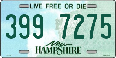 NH license plate 3997275