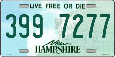 NH license plate 3997277