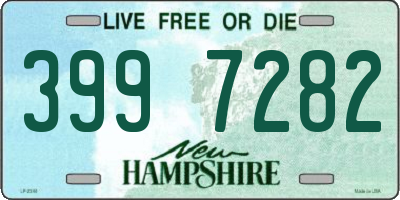 NH license plate 3997282