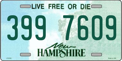 NH license plate 3997609