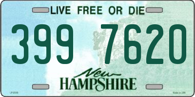 NH license plate 3997620