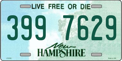 NH license plate 3997629