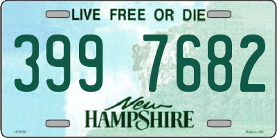 NH license plate 3997682