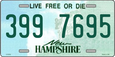 NH license plate 3997695