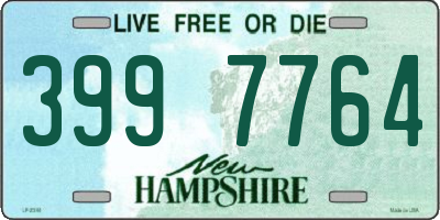 NH license plate 3997764