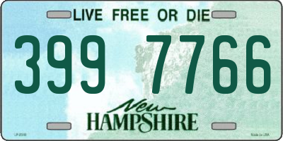 NH license plate 3997766