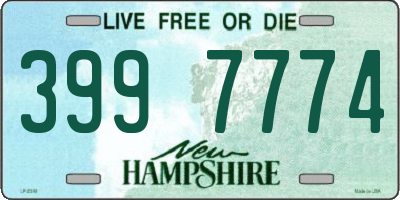 NH license plate 3997774