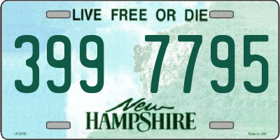 NH license plate 3997795