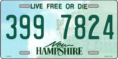 NH license plate 3997824