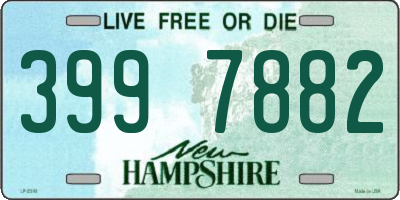 NH license plate 3997882