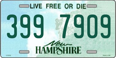NH license plate 3997909