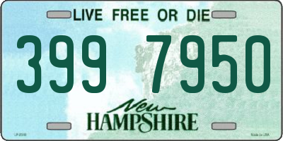 NH license plate 3997950