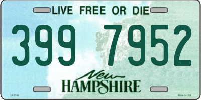 NH license plate 3997952