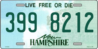 NH license plate 3998212