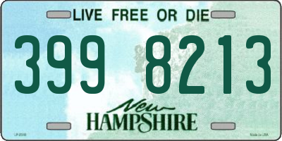 NH license plate 3998213