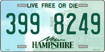 NH license plate 3998249