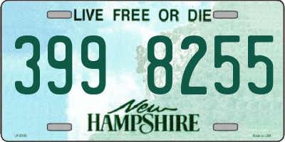 NH license plate 3998255