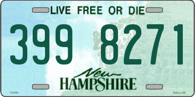 NH license plate 3998271