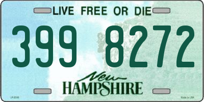 NH license plate 3998272