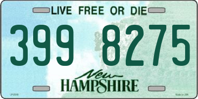 NH license plate 3998275