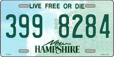 NH license plate 3998284